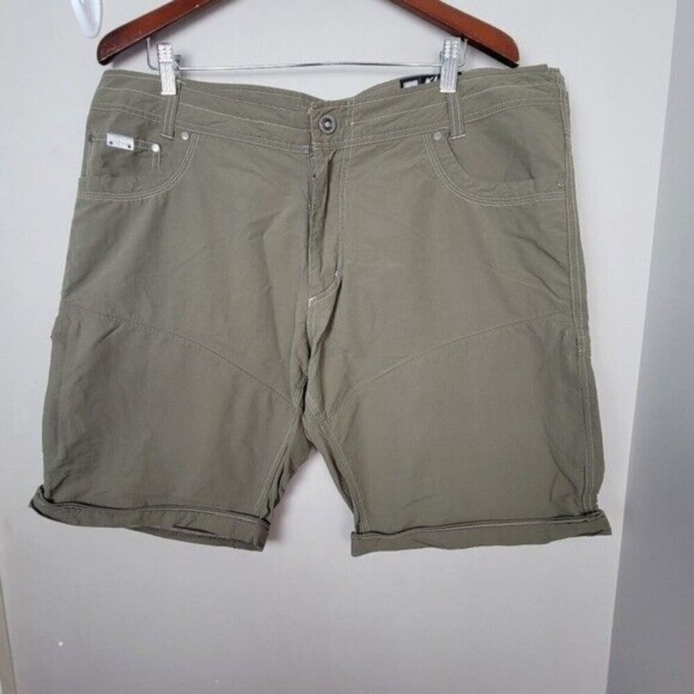 Kuhl Mens Liberator Convertible Hiking Outdoor Shorts Only No Legs Green 40